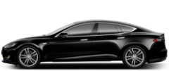 Tesla model S черная